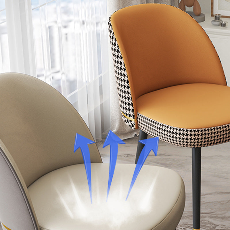 グラムダイニングサイドチェアダイニングルーム用の布張りサイドチェア