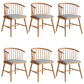 Windsor Back Arm Chair Contemporary Solid Wood Dining Arm Chair