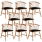 Windsor Back Arm Chair Contemporary Solid Wood Dining Arm Chair