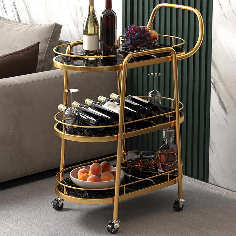 Rolling Contemporary Style Prep Table Wooden Prep Table for Kitchen