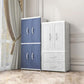Contemporary Style Wardrobe Plastic Wardrobe Closet for Bedroom