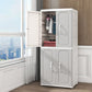 Contemporary Style Wardrobe Plastic Wardrobe Closet for Bedroom