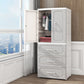 Contemporary Style Wardrobe Plastic Wardrobe Closet for Bedroom