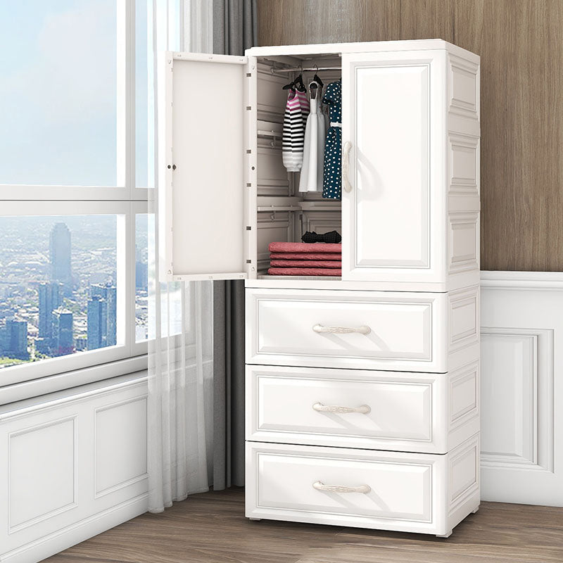 Contemporary Style Wardrobe Plastic Wardrobe Closet for Bedroom
