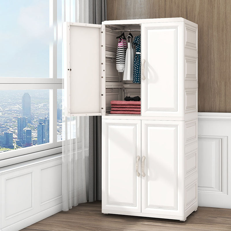 Contemporary Style Wardrobe Plastic Wardrobe Closet for Bedroom