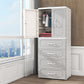 Contemporary Style Wardrobe Plastic Wardrobe Closet for Bedroom