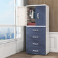 Contemporary Style Wardrobe Plastic Wardrobe Closet for Bedroom