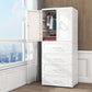 Contemporary Style Wardrobe Plastic Wardrobe Closet for Bedroom