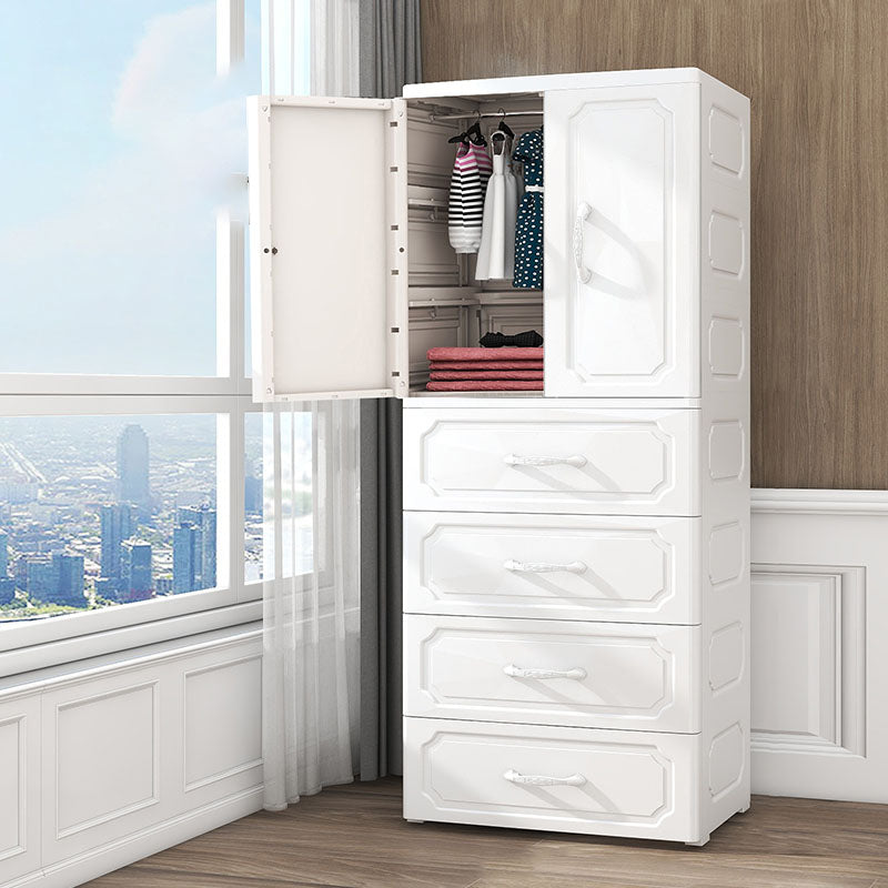 Contemporary Style Wardrobe Plastic Wardrobe Closet for Bedroom