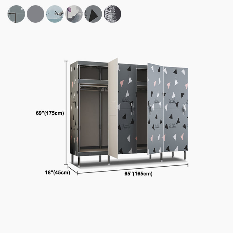 Gabinete de armario de armario de armario de estilo contemporáneo Gabinete de vestuario para dormitorio