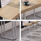 Modern Rectangle Solid Wood Bar Table Set 1/3/5 Pieces Counter Table with Backless Stools Clearhalo 'Bar Furniture' 'furn' 'furn_home_bar_bar_sets' 'Furniture' 'Home Bars & Bar Sets' 'home_bar_bar_sets' 'Kitchen & Dining Furniture' 5409811