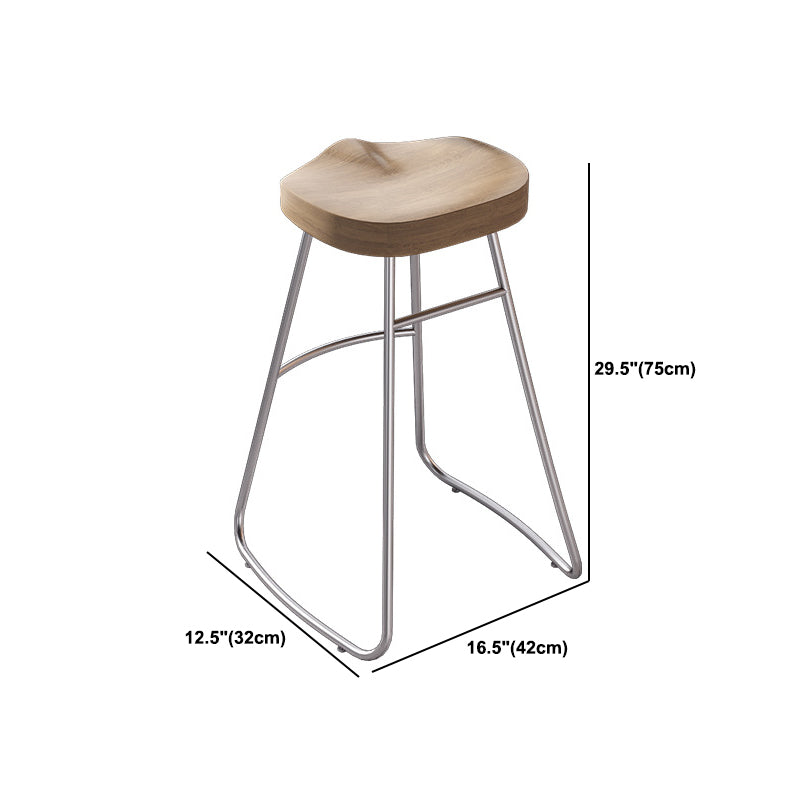 Modern Rectangle Solid Wood Bar Table Set 1/3/5 Pieces Counter Table with Backless Stools Clearhalo 'Bar Furniture' 'furn' 'furn_home_bar_bar_sets' 'Furniture' 'Home Bars & Bar Sets' 'home_bar_bar_sets' 'Kitchen & Dining Furniture' 5409814