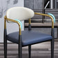 Modern Upholstered Dining Arm Chair Open Back Dining Side Chair Clearhalo 'Dining Chairs' 'Dining Tables & Seating' 'dining_chair' 'furn' 'furn_dining_chair' 'Furniture' 'Kitchen & Dining Furniture' 5409836