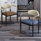 Modern Upholstered Dining Arm Chair Open Back Dining Side Chair Clearhalo 'Dining Chairs' 'Dining Tables & Seating' 'dining_chair' 'furn' 'furn_dining_chair' 'Furniture' 'Kitchen & Dining Furniture' 5409842