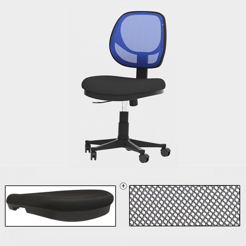 Schwarzer Nylon Modern Conference Chair Low Back Mesh Conference Chair