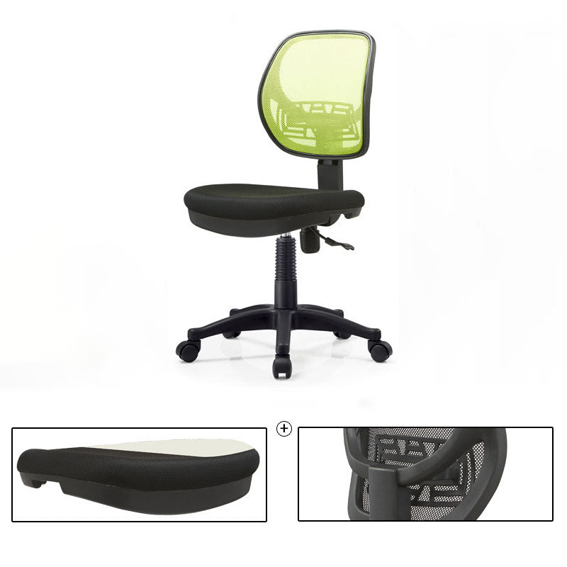 Schwarzer Nylon Modern Conference Chair Low Back Mesh Conference Chair