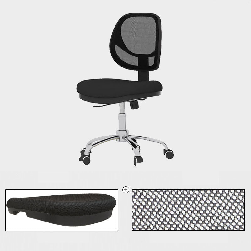 Schwarzer Nylon Modern Conference Chair Low Back Mesh Conference Chair