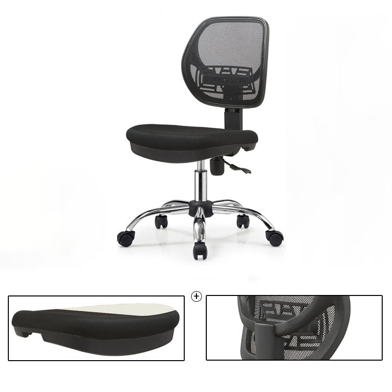 Schwarzer Nylon Modern Conference Chair Low Back Mesh Conference Chair