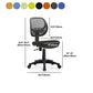 Black Nylon Modern Conference Chair Low Back Mesh Conference Chair