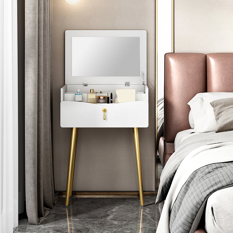 32.2 "Hauteur de vanité gris / blanc Ensemble de vanité avec tiroir et miroir