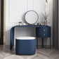 Glam Style 28.7" Height Vanity Set with Stool and Mirror Vanity