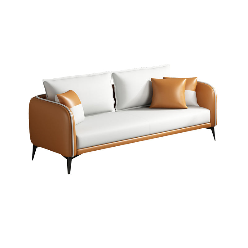 29,52 "W divano a smoking del braccio in finta pelle standard contemporanea