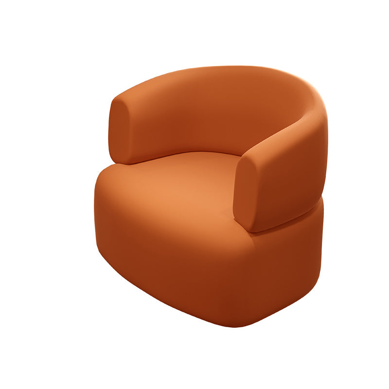 Sofá estándar contemporáneo de brazo de cuero de cuero sintético para sala de estar para sala de estar