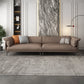 Modern 32.6" H Leather Pillow Top Arm Sofa Bed For Living Room 140"L x 37"W x 33"H Sponge Clearhalo 'furn' 'furn_sofas' 'Furniture' 'Living Room Furniture' 'Sofa' 'sofas' 5411991