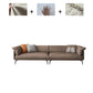 Modern 32.6" H Leather Pillow Top Arm Sofa Bed For Living Room 109.5"L x 37"W x 33"H Sponge Clearhalo 'furn' 'furn_sofas' 'Furniture' 'Living Room Furniture' 'Sofa' 'sofas' 5412006