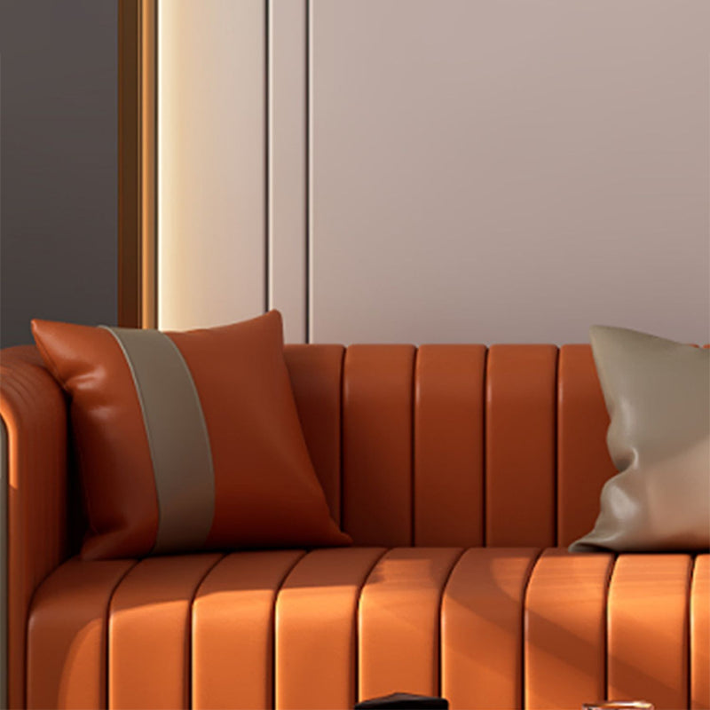 Contemporaneo 28,7 "H Fucice cuscino cucito cucito di divano in smoking per soggiorno per soggiorno