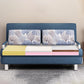 Cotton Blend Contemporary Sofa Bed Square Arm Convertible Sofa