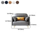 Glam Sewn Pillow Back Standard Pillow Top Arm Living Room Leather Sofa