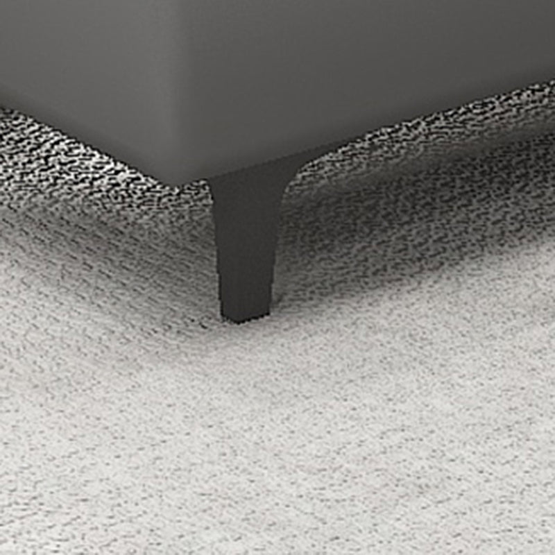 フェイクレザーソファ30.70 "d x 29.52" hリビングルーム用のタキシードアームソファ