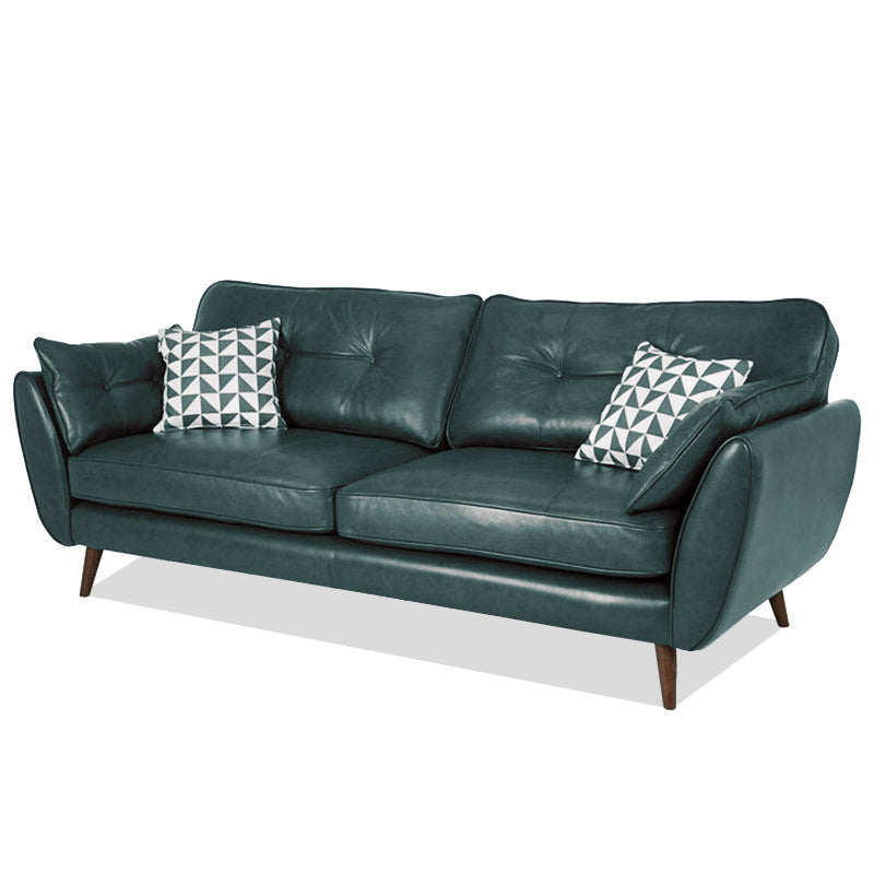 グラムタフトスプリットバックスタンダードリビングルーム枕トップアームソファ