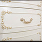 Glam Style Bedroom Storage Chest Solid Wood Lingerie Chest with Drawers