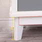 Modern Style Storage Chest Vertical Wood White Storage Chest Dresser with Drawers