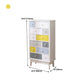 Modern Style Storage Chest Vertical Wood White Storage Chest Dresser with Drawers