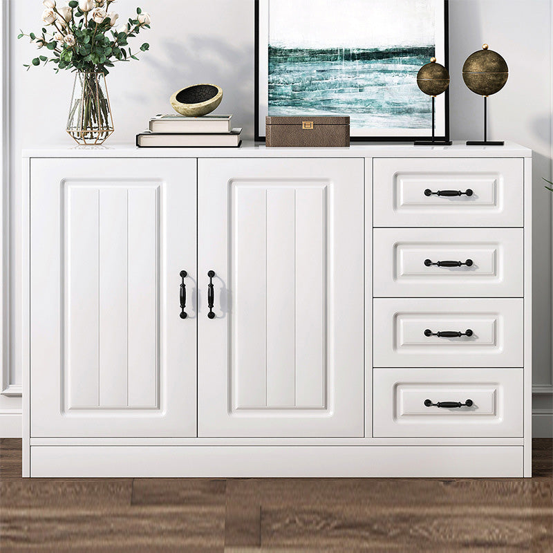 White Storage Chest Modern Style Wooden Storage Chest Dresser with Drawers and Doors https: res.litfad.com site img item 2022 07 28 5412357 1200x1200.jpg Clearhalo 'Bedroom Furniture' 'Dressers & Chests' 'dressers_chests' 'furn' 'furn_dressers_chests' 'Furniture' 5412357