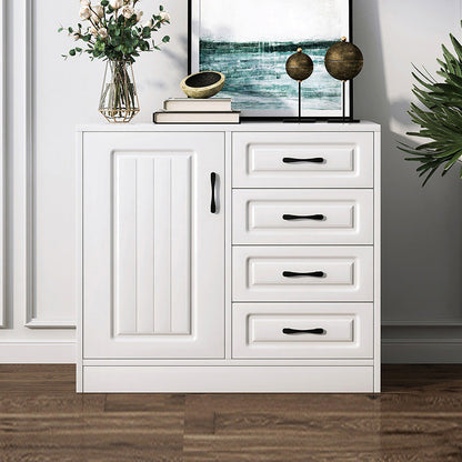 White Storage Chest Modern Style Wooden Storage Chest Dresser with Drawers and Doors https: res.litfad.com site img item 2022 07 11 5412359 1200x1200.jpg Clearhalo 'Bedroom Furniture' 'Dressers & Chests' 'dressers_chests' 'furn' 'furn_dressers_chests' 'Furniture' 5412359