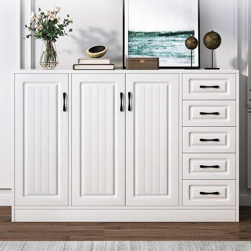 White Storage Chest Modern Style Wooden Storage Chest Dresser with Drawers and Doors https: res.litfad.com site img item 2022 07 26 5412360 1200x1200.jpg Clearhalo 'Bedroom Furniture' 'Dressers & Chests' 'dressers_chests' 'furn' 'furn_dressers_chests' 'Furniture' 5412360