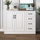 White Storage Chest Modern Style Wooden Storage Chest Dresser with Drawers and Doors https: res.litfad.com site img item 2022 07 08 5412367 1200x1200.jpg Clearhalo 'Bedroom Furniture' 'Dressers & Chests' 'dressers_chests' 'furn' 'furn_dressers_chests' 'Furniture' 5412367