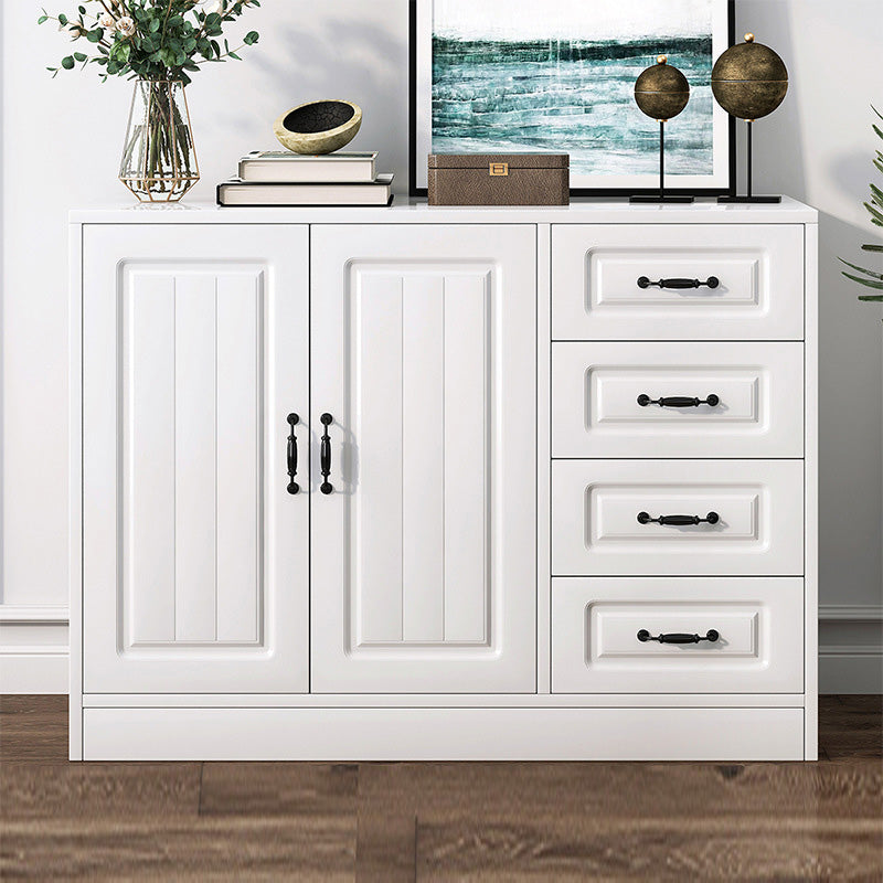 White Storage Chest Modern Style Wooden Storage Chest Dresser with Drawers and Doors https: res.litfad.com site img item 2022 07 19 5412369 1200x1200.jpg Clearhalo 'Bedroom Furniture' 'Dressers & Chests' 'dressers_chests' 'furn' 'furn_dressers_chests' 'Furniture' 5412369
