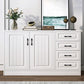 White Storage Chest Modern Style Wooden Storage Chest Dresser with Drawers and Doors Clearhalo 'Bedroom Furniture' 'Dressers & Chests' 'dressers_chests' 'furn' 'furn_dressers_chests' 'Furniture' 5412372