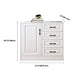 White Storage Chest Modern Style Wooden Storage Chest Dresser with Drawers and Doors Clearhalo 'Bedroom Furniture' 'Dressers & Chests' 'dressers_chests' 'furn' 'furn_dressers_chests' 'Furniture' 5412380