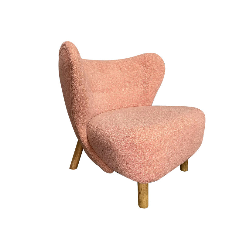 30.7 "l x28.3" w x31.4 "H sedia a telaio in legno massiccio a bracciale