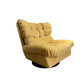 43.5" Wide Convertible Chair, Modern Upholstered Accent Armless Chair Yellow Clearhalo 'Accent Chairs' 'accent_chairs' 'Chairs & Seating' 'furn' 'furn_accent_chairs' 'Furniture' 'Living Room Furniture' 5412780