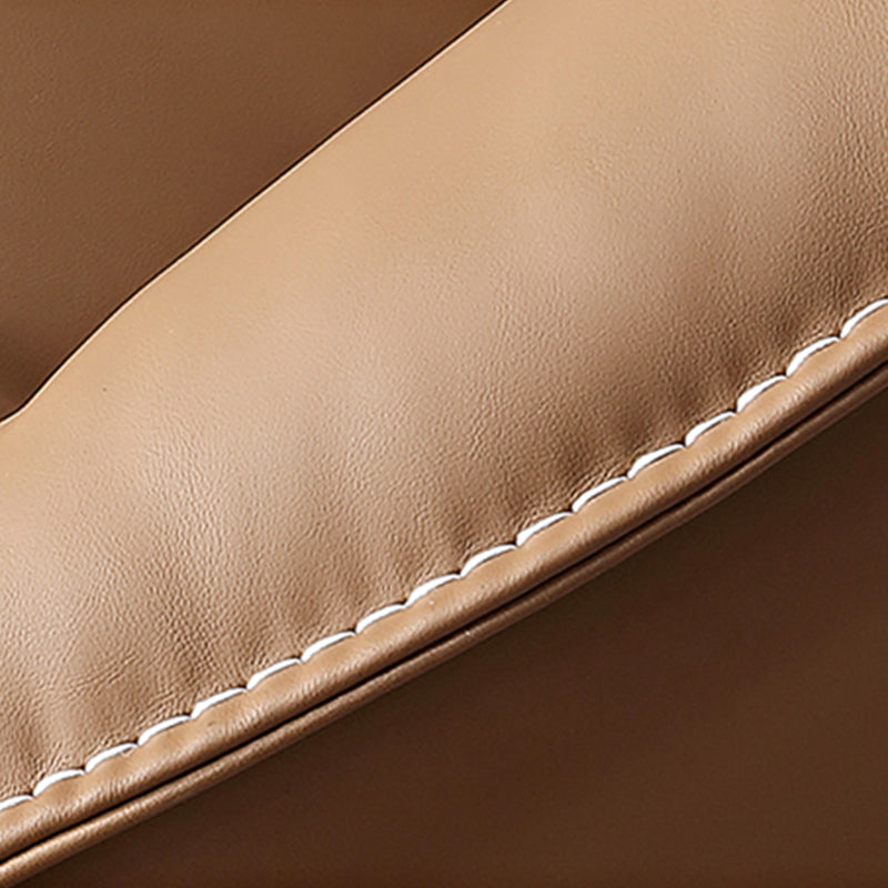 Genuine Leather Accent Chair Modern Lounge Chair for Living Room