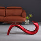 Glass Top Cocktail Table Oval Modern Minimalist Coffee Table Clearhalo 'Coffee & Accent Tables' 'Coffee Tables' 'coffee_tables' 'furn' 'furn_coffee_tables' 'Furniture' 'Living Room Furniture' 5412938