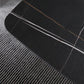 Modern Style Rectangular Slate Table with Metal Trestle Type Base Coffee Table