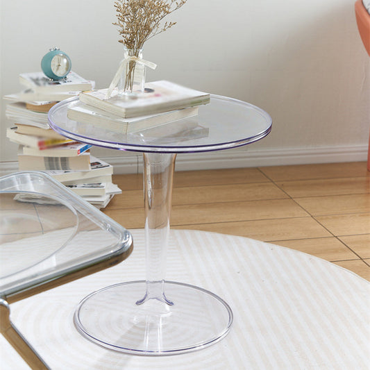 Modern Style Acrylic Material Multicolor Choice of Round Side Table